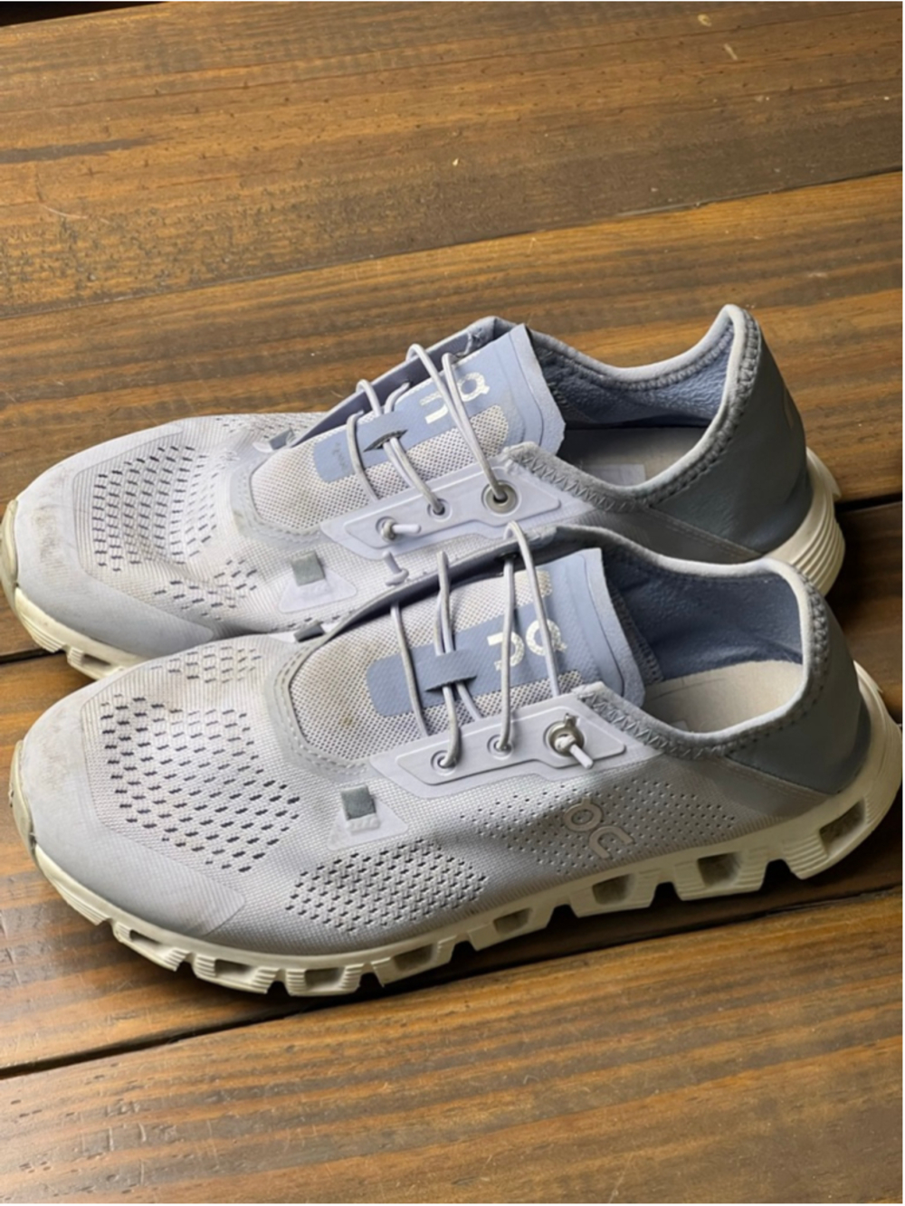 On Cloud 5 Womens Running Shoes Size 7.5 Lavender Gray CloudTec Sneakers - Picture 2 of 6